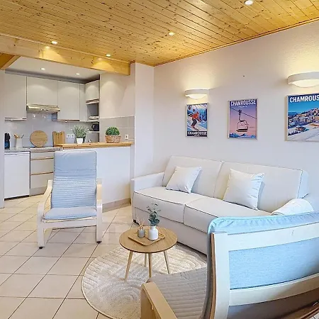 Апартаменты Cocon Moderne Vue Pistes - Balcon Sud- Telecabine 160 M Шамрусс